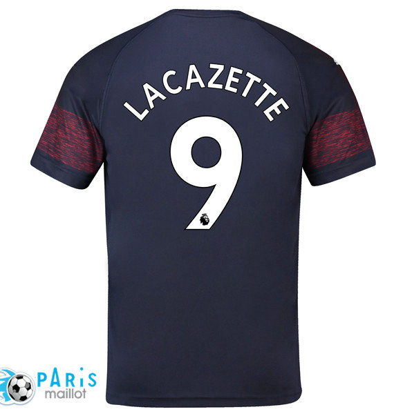 Maillotparis nouveau maillot de foot Arsenal Exterieur 9 Lacazette 2018/19