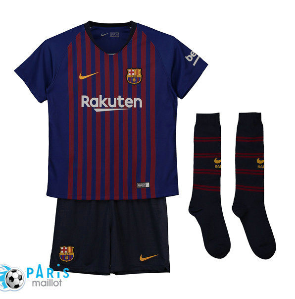 Maillotparis nouveaux maillot de foot Ensemble Foot Barcelone Enfant Domicile 2018/19