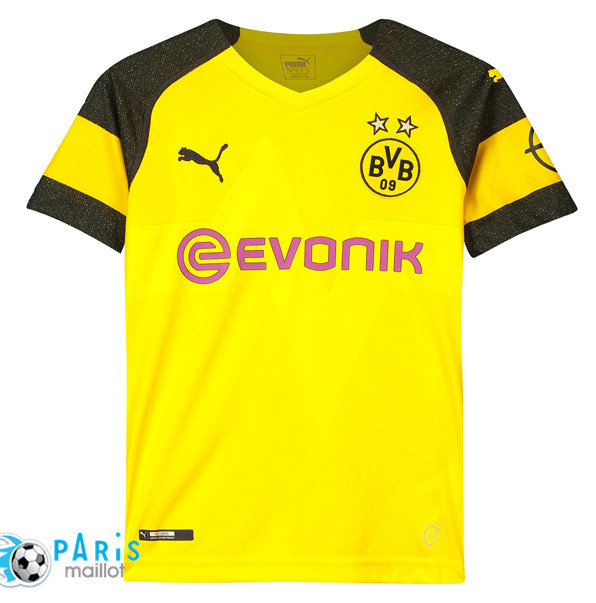 Maillotparis nouveaux maillot de foot Ensemble Foot Borussia Dortmund Enfants Domicile 2018/19