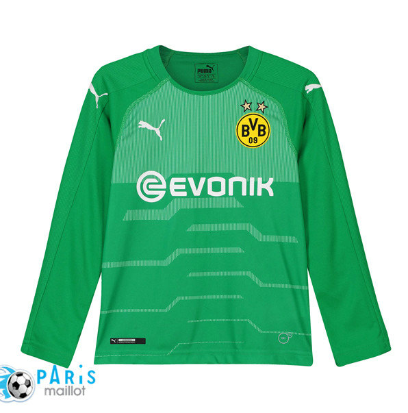 Maillotparis les nouveaux maillot de foot Ensemble Foot Borussia Dortmund Enfants Domicile Goalkeeper 2018/19