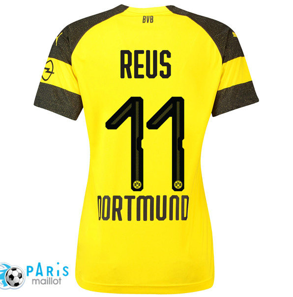 Maillotparis nouveaux maillot du foot Borussia Dortmund Femme Domicile 11 Reus 2018/19
