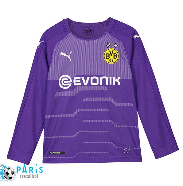 Maillotparis nouveaux maillot de foot Ensemble Foot Borussia Dortmund troisieme enfants Goalkeeper 2018/19