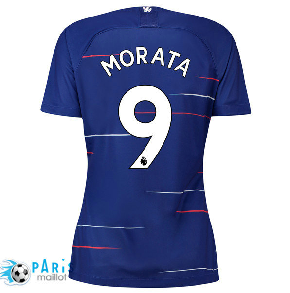 Maillotparis nouveau maillot du foot Chelsea Femme Domicile 9 Morata 2018/19