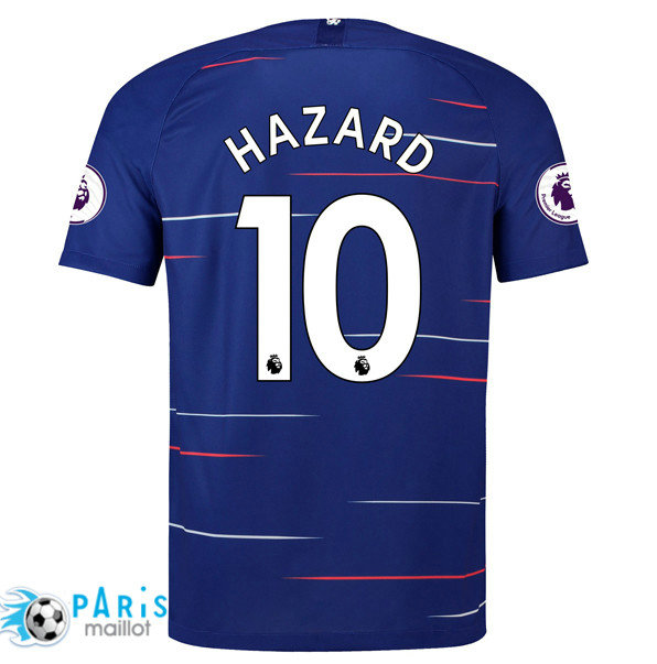 Maillotparis les nouveaux maillot de foot Chelsea Domicile 10 Hazard 2018/19