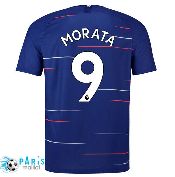 Maillotparis les nouveaux maillot du foot Chelsea Domicile 9 Morata 2018/19