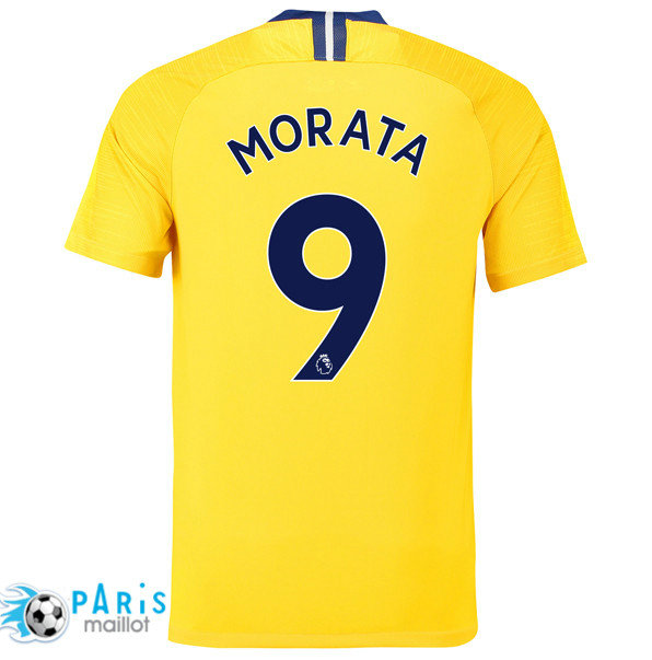 Maillotparis les nouveaux maillot du foot Chelsea Exterieur 9 Morata 2018/19
