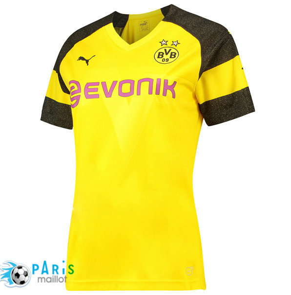 Maillotparis les nouveaux maillot du foot Femmes Borussia Dortmund Domicile 2018/19