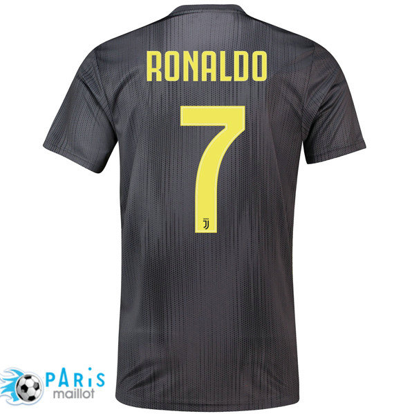 Maillotparis les nouveaux maillot du foot Juventus Third 7 Ronaldo 2018/19