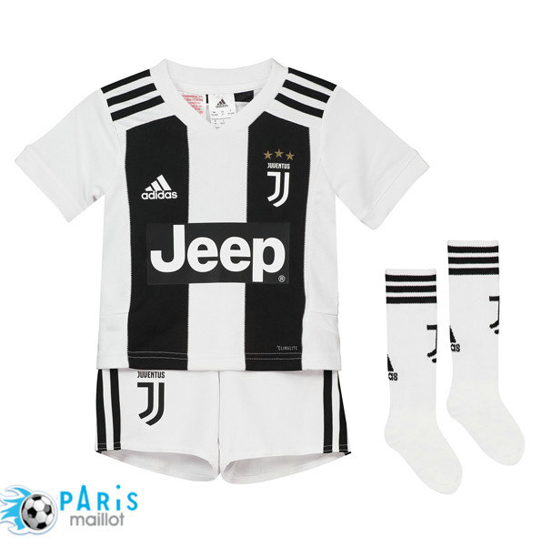 Maillotparis nouveau maillot du foot Ensemble Foot Juventus Domicile Enfant 2018/19