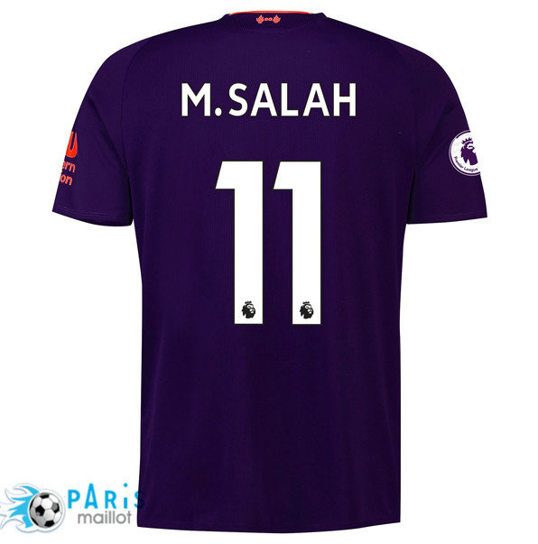 Maillotparis les nouveaux maillot foot Liverpool Exterieur 11 M.Salah 2018/19