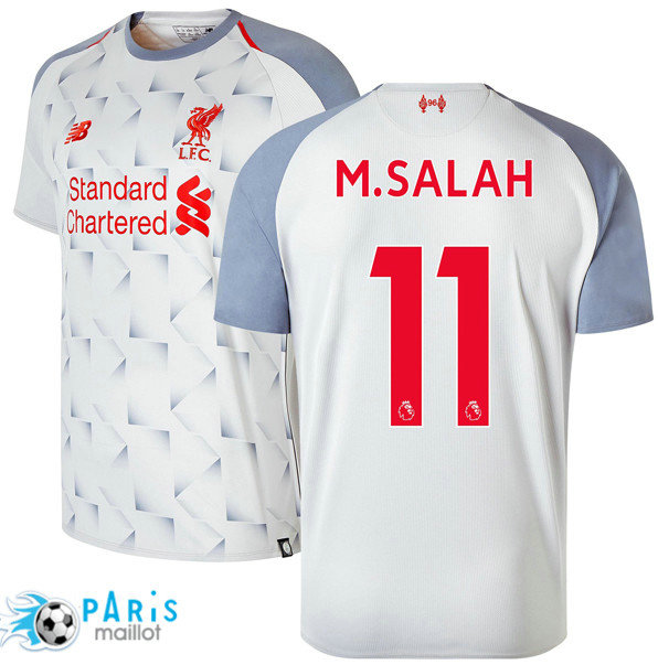 Maillotparis nouveau maillot du foot Liverpool Third 11 M Salah 2018/19