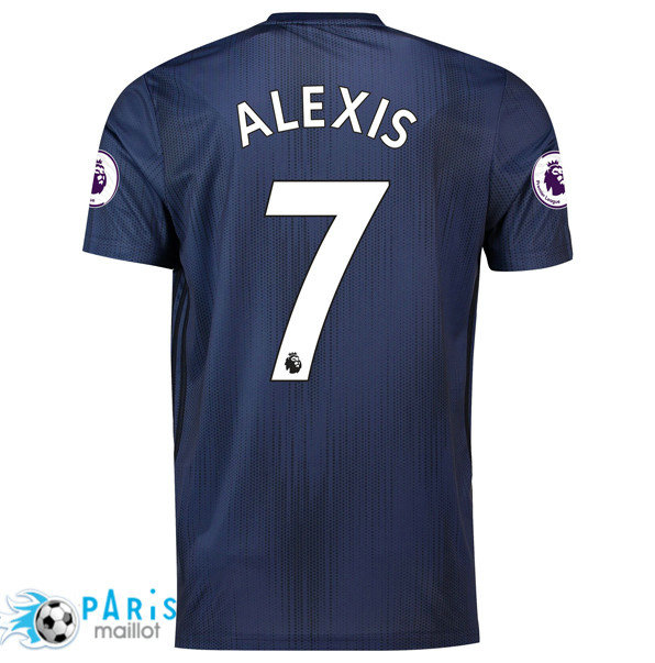 Maillotparis nouveaux maillot du foot Manchester United Third 7 Alexis 2018/19