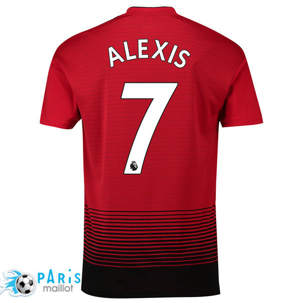 Maillotparis nouveau maillot foot Manchester United Domicile 7 Alexis 2018/19