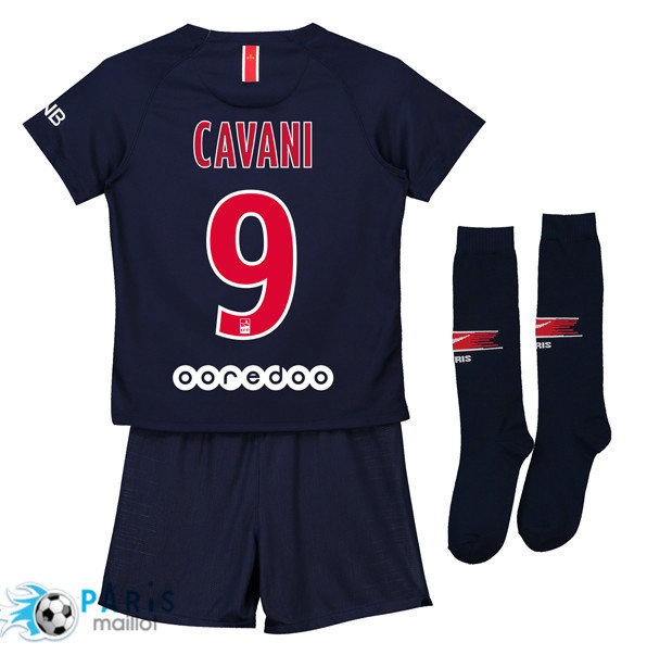 Maillotparis nouveau maillot du foot PSG Enfant Domicile 9 Cavani 2018/19