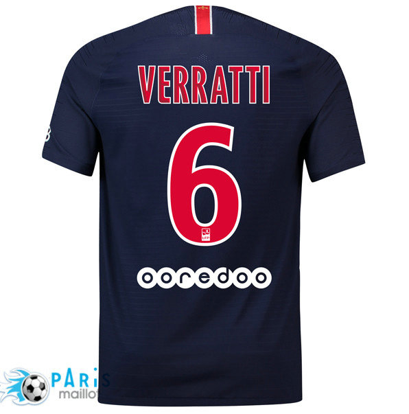 Maillotparis nouveaux maillot du foot PSG Domicile 6 Verratti 2018/19