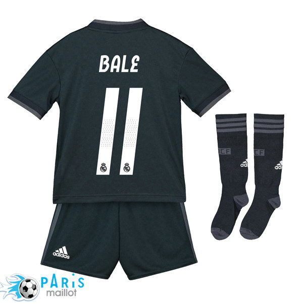Maillotparis nouveau maillot du foot Real Madrid Enfant 11 Bale Exterieur 2018/19