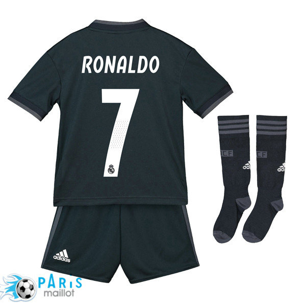 Maillotparis les nouveaux maillot du foot Real Madrid Enfant 7 Ronaldo Exterieur 2018/19