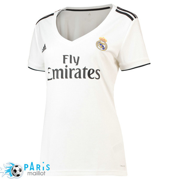 Maillotparis les nouveaux maillot foot Real Madrid Femme Domicile 2018/19