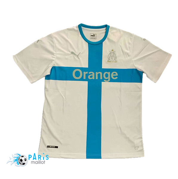 Maillotparis Maillot foot Marseille Domicile Concept Blanc/Bleu 2019/20
