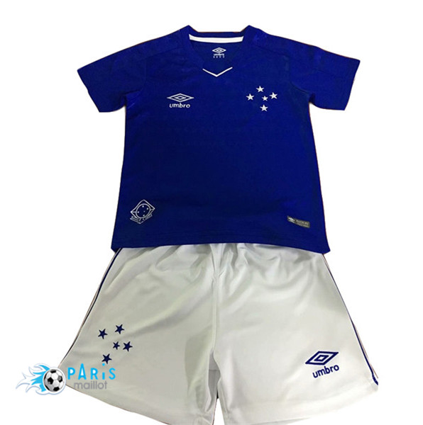 Maillotparis Maillot foot Cruzeiro Enfant Domicile Bleu 2019/20