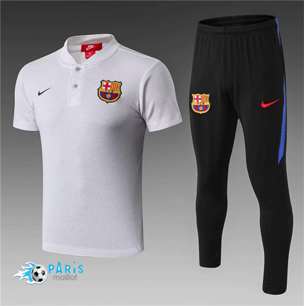 Maillotparis Maillot foot Barcelone polo Training Gris 2018/19