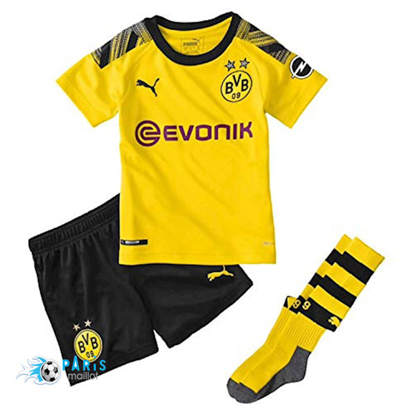 Maillotparis Nouveaux Maillot du foot Borussia Dortmund Enfant Domicile 2019/20