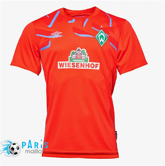 Maillotparis Nouveau Maillot Werder Breme Goalkeeper Rouge 2019/20