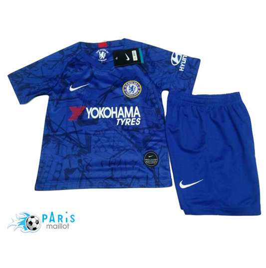 Maillotparis: Nouveaux Ensemble Maillot Chelsea FC Enfant Domicile Bleu 2019/20 Thailande