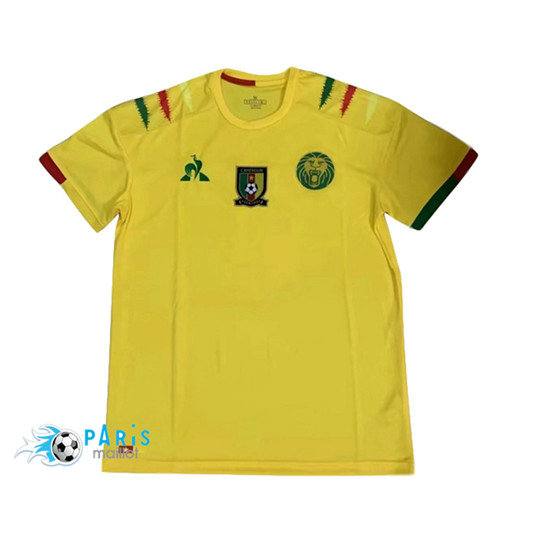 Maillotparis: Nouveaux Maillot foot Cameroon fans Jaune 2019/20 Thailande