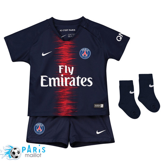 Maillot Paris PSG Domicile Enfant 2018 2019 A6003