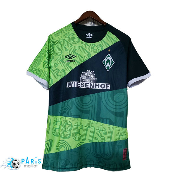 Maillotparis Nouveaux Maillot de foot Werder Bremen Vert 2019/20