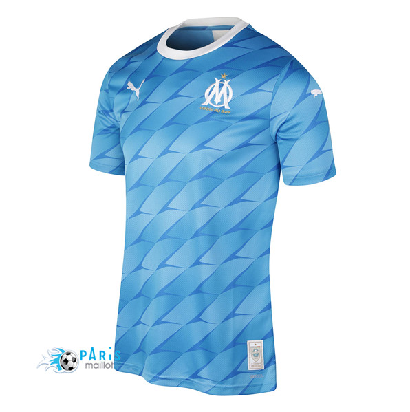 Maillotparis Nouveaux Maillot du foot Marseille Exterieur Bleu 2019/20