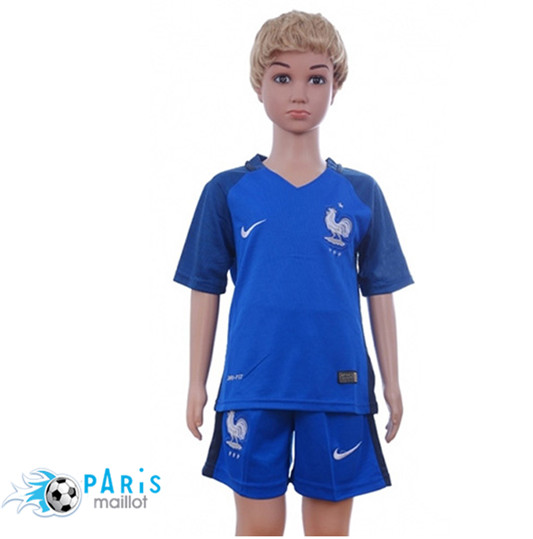 Maillot Equipe de France Enfant Domicile UEFA Euro 2016