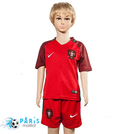 Maillot Portugal Enfant Domicile UEFA Euro 2016