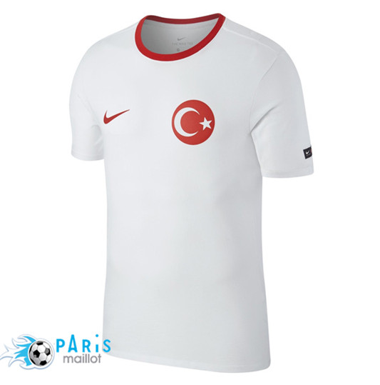 T-Shirt Turquie 2018/19 Blanc