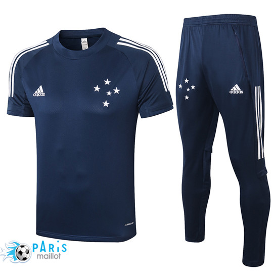 Maillotparis Nouveau Maillot Training Cruzeiro + Pantalon Bleu Marine 2020/21