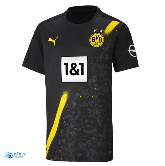 Maillotparis Nouveau Maillot foot Borussia Dortmund Exterieur Noir 2020/21