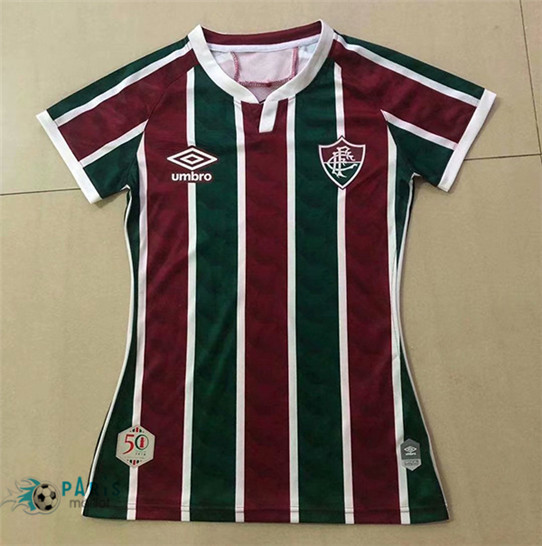 Maillotparis Nouveaux Maillot de foot Fluminense FC Femme 2020/21