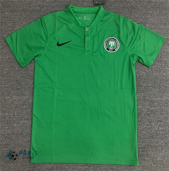 Maillotparis Nouveaux Maillot de foot Nigéria polo Vert 2020/21