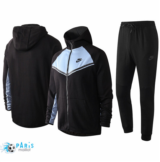 Maillotparis Nouveau Veste Survetement nike à Capuche Noir/Violet Clair 2020/21