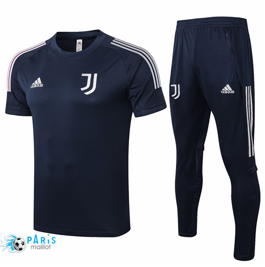 Maillotparis Nouveau Maillot Training Juventus + Pantalon Bleu Marine 2020/21