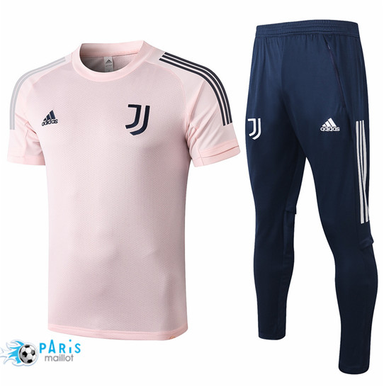 Maillotparis Nouveau Maillot Training Juventus + Pantalon Rose 2020/21