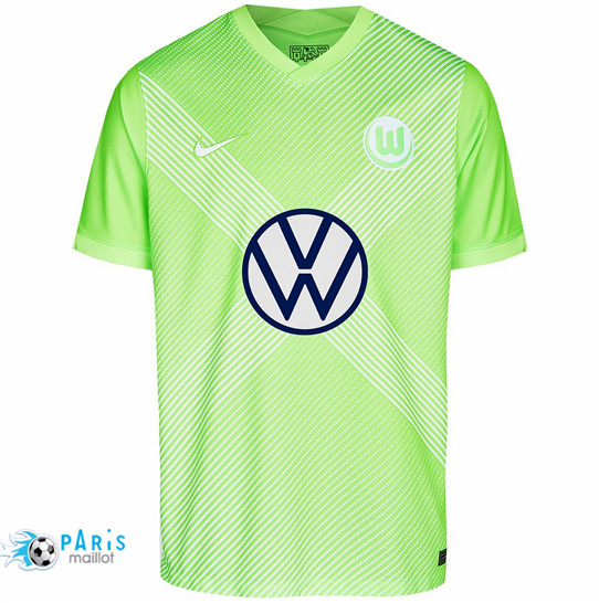 Maillotparis Nouveaux Maillot du foot VfL Wolfsburg Domicile 2020/21
