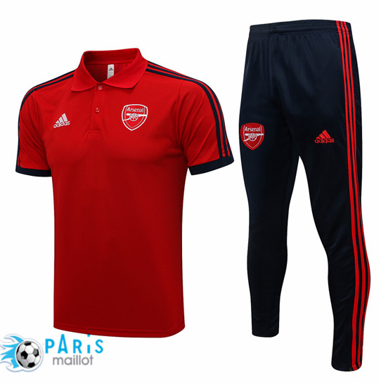 Maillotparis Maillot de Foot Training Arsenal + Pantalon Rouge 2021/22