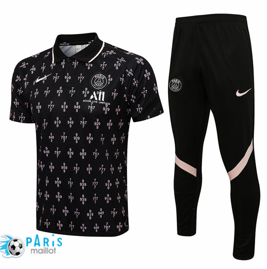 Maillotparis Maillot du Foot Training PSG + Pantalon Noir 2021/22