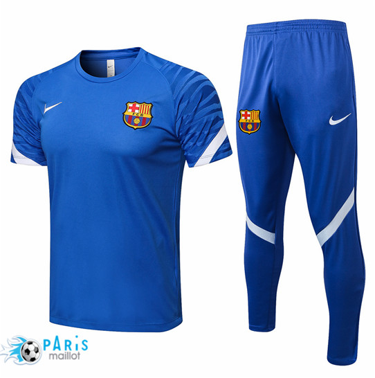Maillotparis Nouveau Maillot Foot Training Barcelone + Pantalon Bleu 2021/22