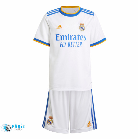 Maillotparis Nouveau Maillot de Foot Real Madrid Enfant Domicile 2021/22
