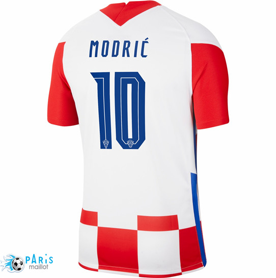 Maillotparis Maillot du Foot Croatie Domicile Modric 10 Euro 2020