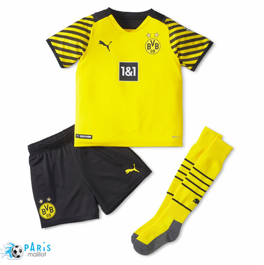 Maillotparis Nouveau Maillot de Foot Borussia Dortmund Enfant Domicile 2021/22