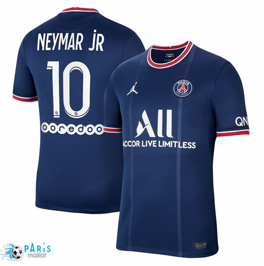 Maillotparis Nouveau Maillot de Foot PSG Domicile Neymar Jr 10 2021/22